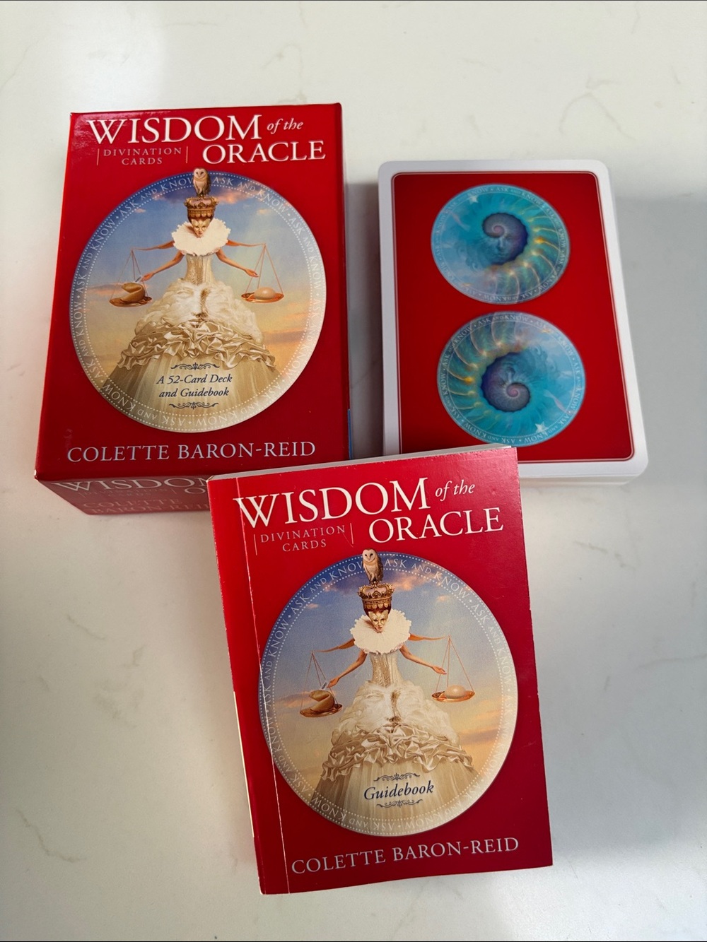 Wisdom of the Oracle Divination Cards by Colette Baron Reid 52 cards & guidebook